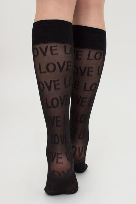 Гольфы женские чёрные