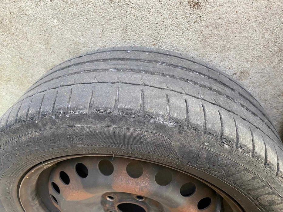 Conjunto de pneus e jantes 16 polegadas