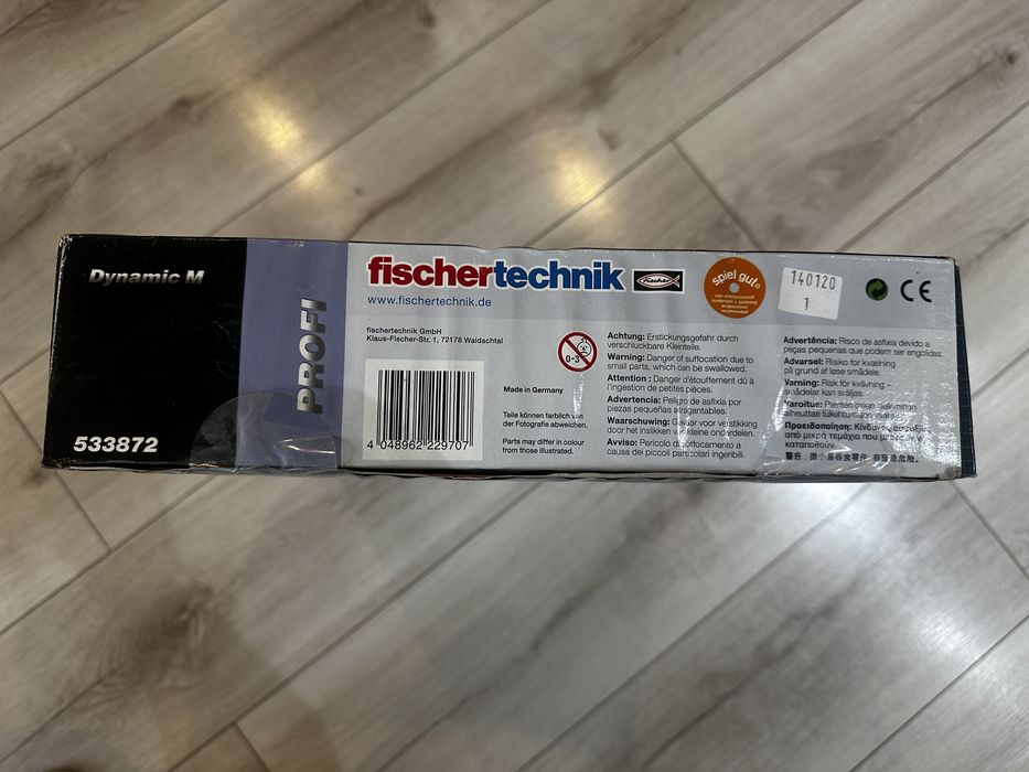 Zabawka konstrukcyjna Fischertechnik Kolejka Kulowa Dynamic M 533872