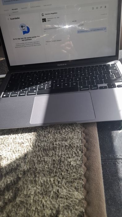 Apple Macebook air M1 2020 8ram 250gb