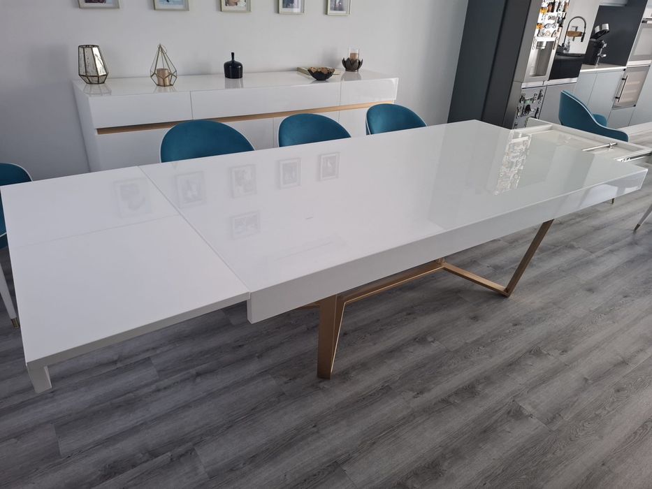 Sala de jantar completa nova com 8 cadeiras