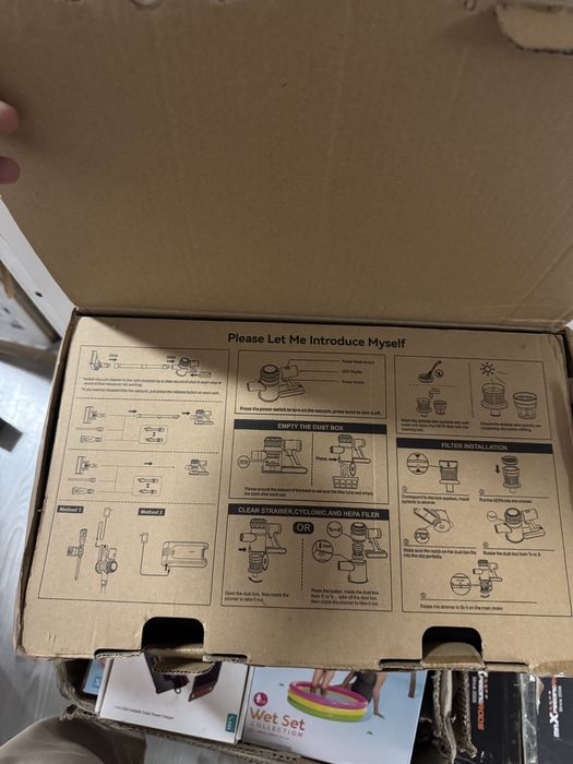 Aspirador Portátil Sem Fios – Recarregável – Novo na Caixa