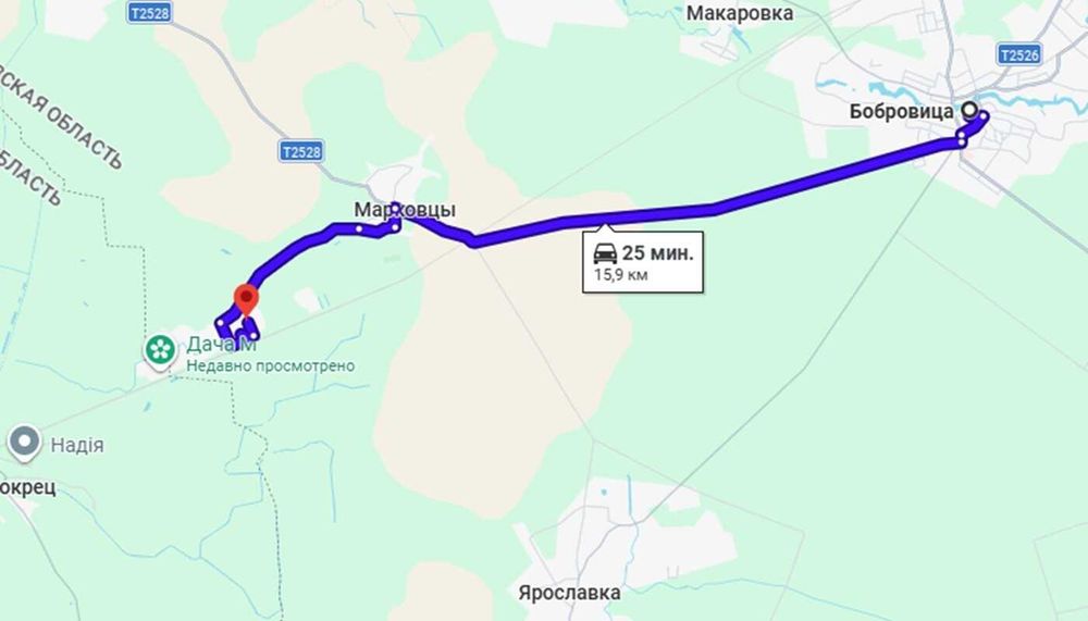 Продаж ділянки Чернігівська обл., Ніжинський р-н (колишній Бобровицький), м. Бобровиця