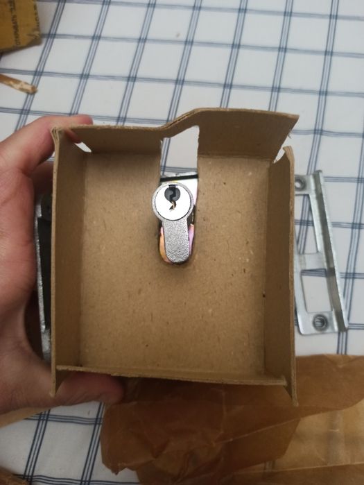 Замок накладной цилиндровый ссср