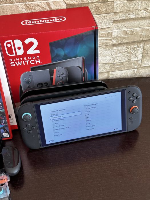 Nintendo switch 2 Raz odpalone Mario Pokemon Dowód zakupu Gwarancja Zestaw Dowóz