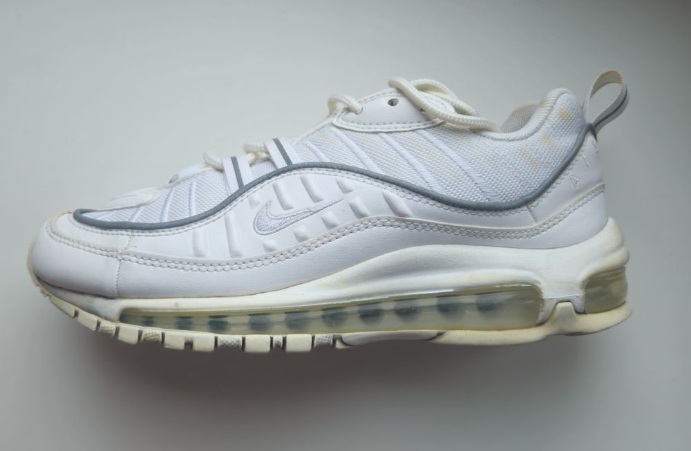 Biale Nike air max 98