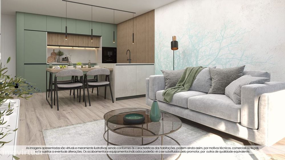 T1 Novo c/ Lugar de Garagem em Mafamude (Gaiashopping) — Mafamude E Vilar Do Paraíso, Porto