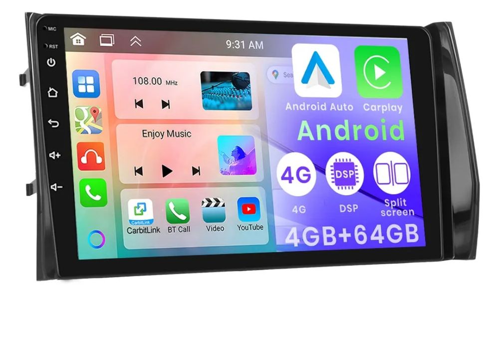 Rádio android skoda kodiaq 2016-18 CARPLAY WIFI 4/64GB Novo