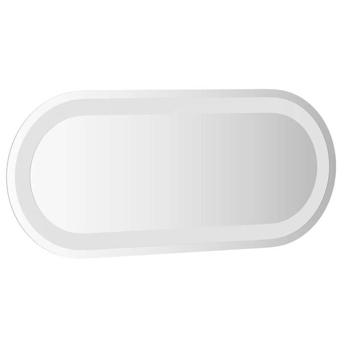 Lustro Łazienkowe Z Led, 60X25 Cm, Owalne