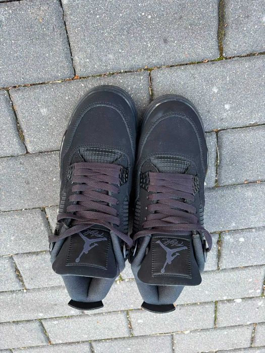 Nike Air Jordan 4 Black Cat – czarne sneakersy