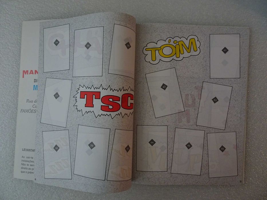 Caderneta de cromos vazia Uma Turma à Maneira --