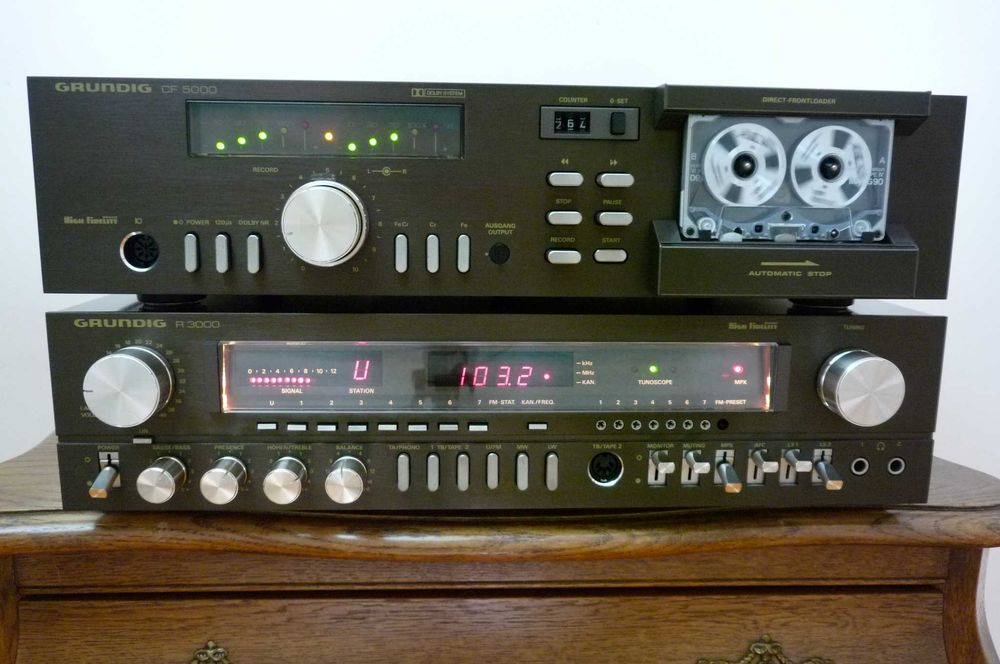 GRUNDIG R 3000 amplituner wzmacniacz VINTAGE Hi-Fi stan idealny R3000 ...