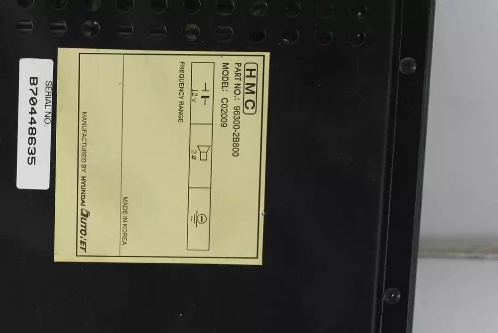 SISTEMA AUDIO / RADIO CD HYUNDAI SANTA FÉ II 2007 -963002B800