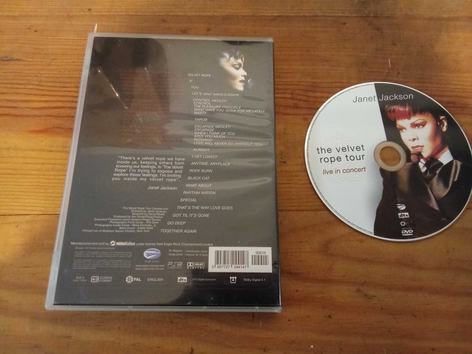 JANET JACKSON - The Velvet Rope Tour DVD