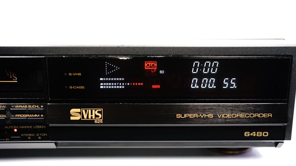 Magnetowid S-VHS SABA 6480 wysokiej klasy SUPER-HVS VCR na kasety