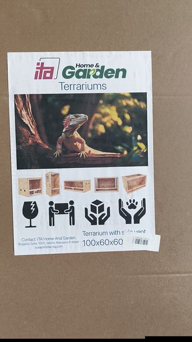 NOWE TERRARIUM Fabrycznie Zapakowane 100X60X60 !!! NAJTANIEJ
