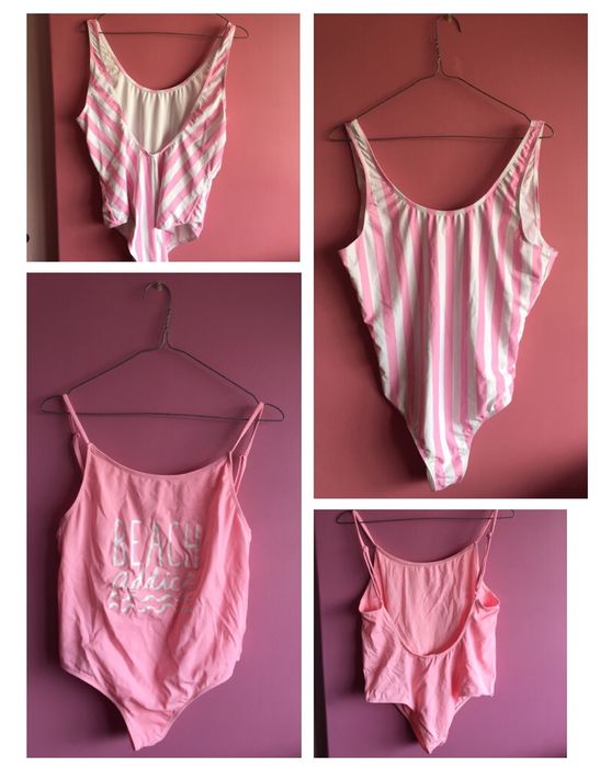 Fatos de banho cor de rosa