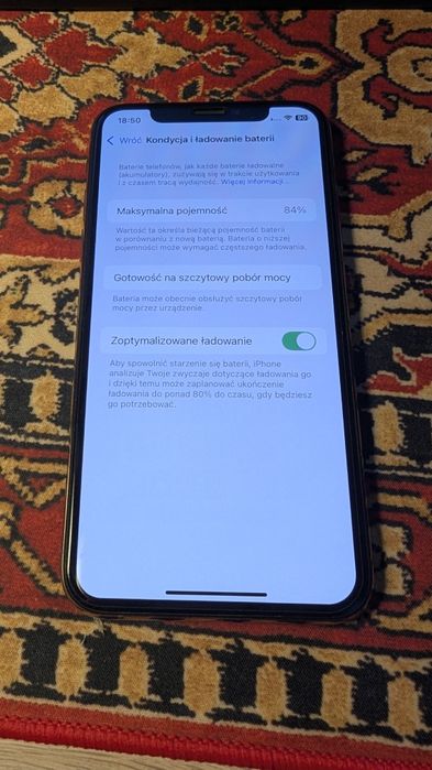 iPhone XS 256 GB zloty