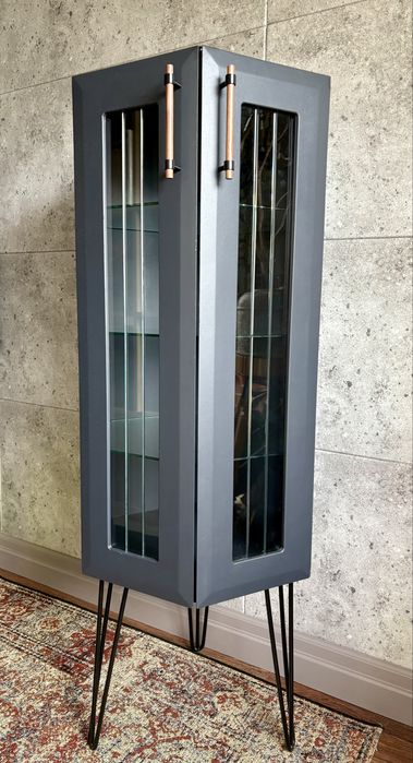 Szafka barek witryna loft