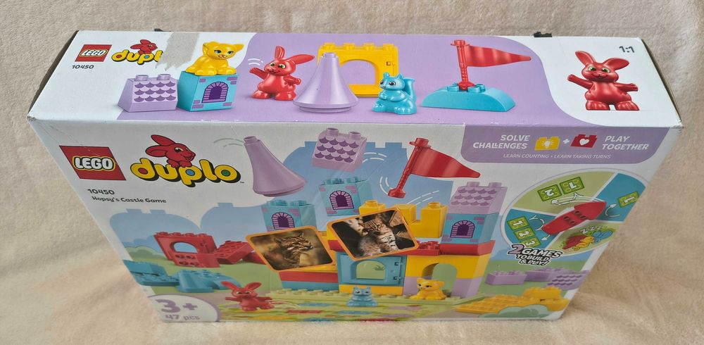 Zestaw LEGO DUPLO- Gra, Zamek, Hopsy