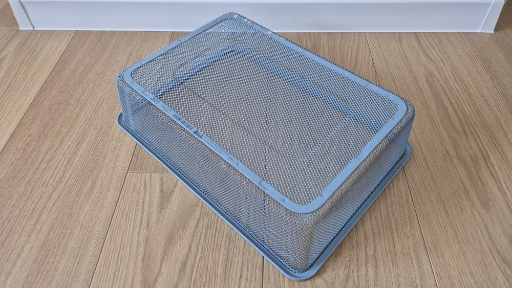 Pojemnik druciany, niebieski, 42 x 30 x 10 cm_TROFAST_IKEA