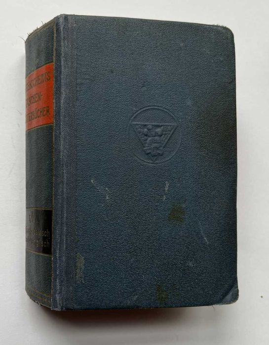 Słownik niemiecko-angielski angielsko-niemiecki 1929 Prof. Edmund Klatt