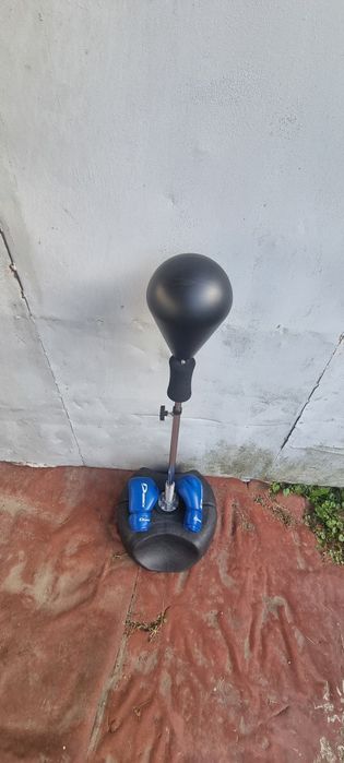 Підлогова боксерська груша 160 см. Органічна шкіра. Ідеальний стан