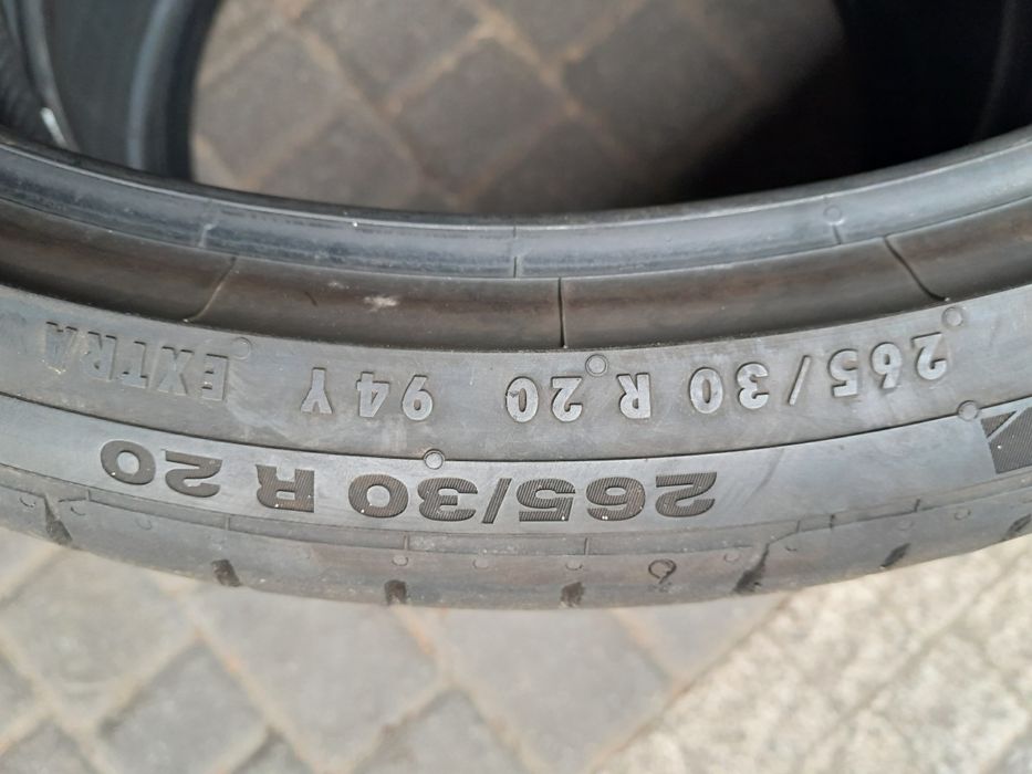 CONTINENTAL 265/30R20 94Y , pojedyńcza opona letnia.