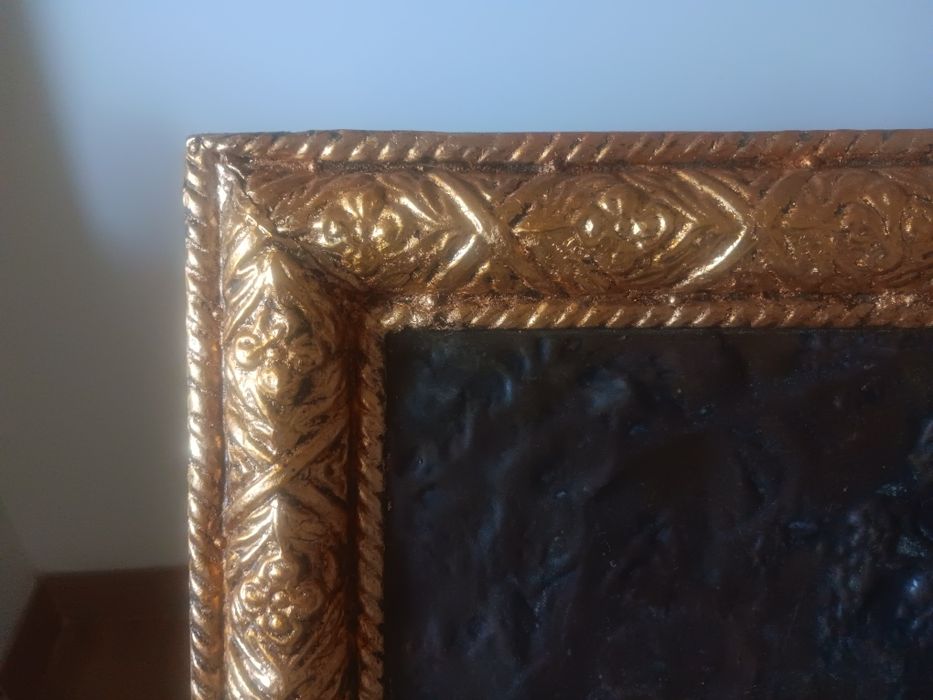 Quadro em letão  alto relebo