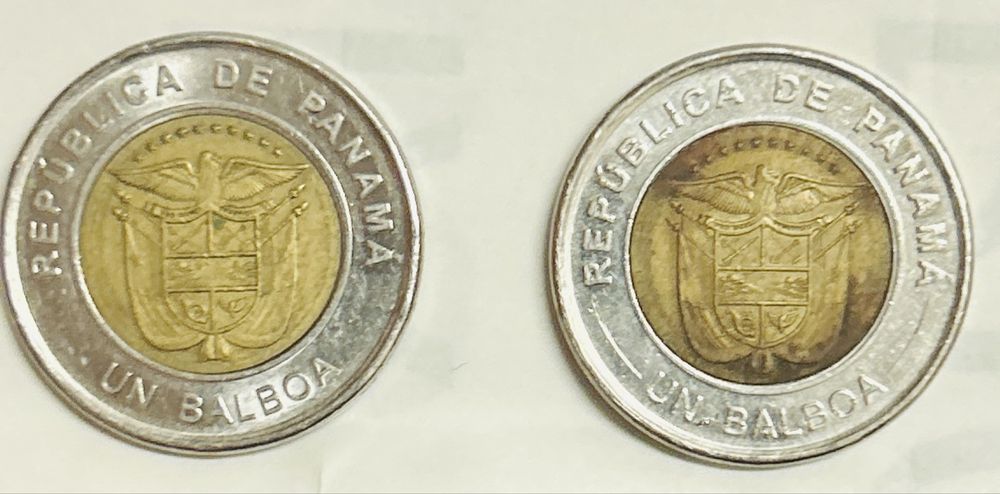 Moedas Panamá - Balboas