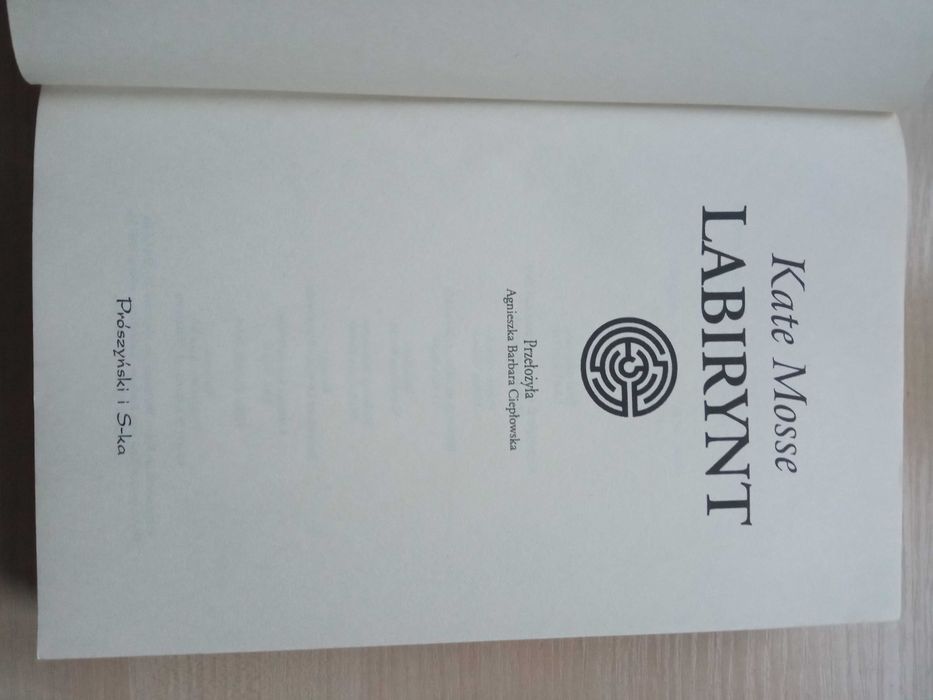 Labirynt Kate Mosse Książka 2005 M