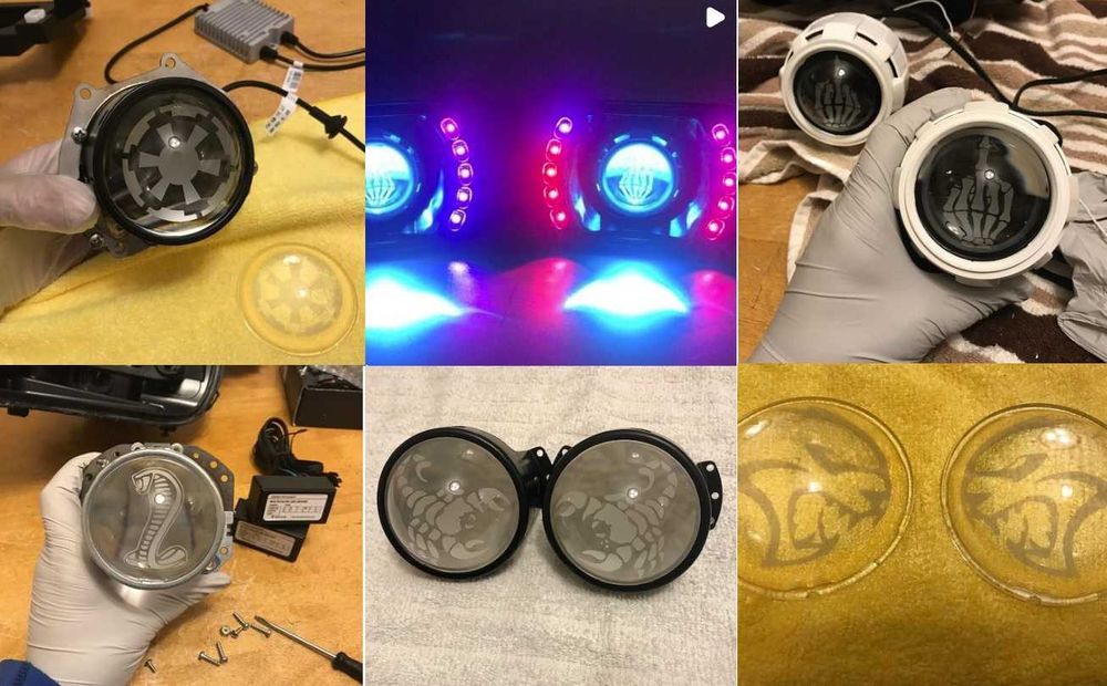 Установка Bi Led линз, распаковка фар, замена стекол/корпуса, ремонт ...