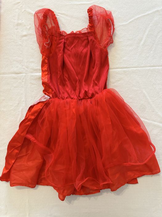 Fato Diabinha Infantil (7-9 anos) + Peruca + Tridente