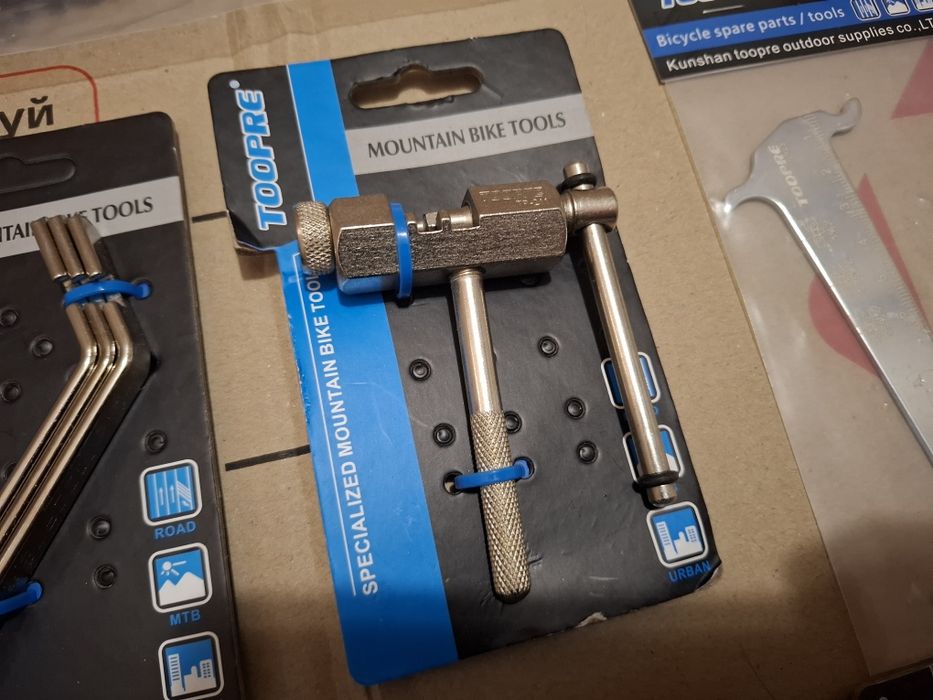 ВЕЛОсипедный инструмент; ключи; сьёмники; выжимка цепи Toopre.