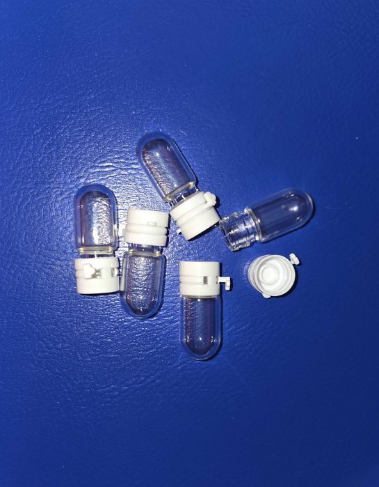 Conjunto 5 mini frascos de viagem ou amostras