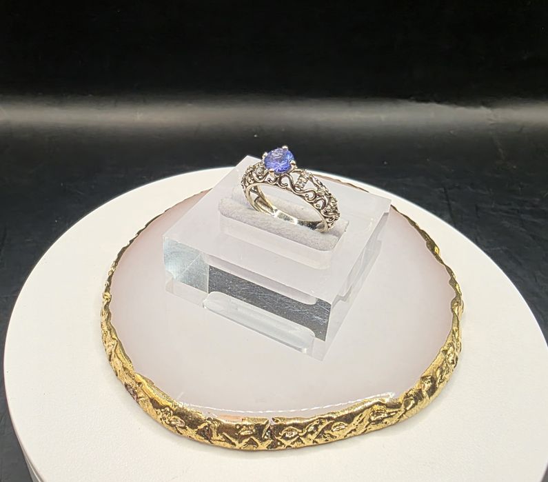 złoty pierścionek z diamentami 3,55g 585 - SPOKO LOMBARD Sieradz