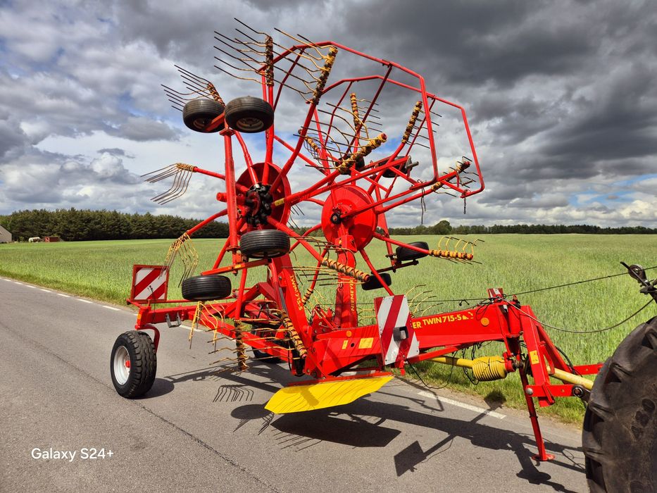 Zgrabiarka do siana ziegler niemeyer twin 715 krone nn kuhn nn claas