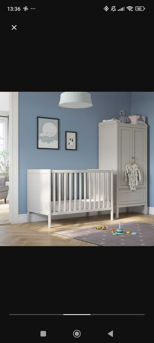 Berço Sunkvik cinzento, IKEA