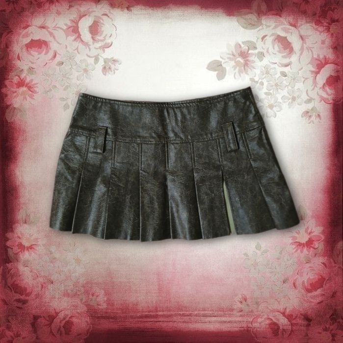 Кожаная юбка архив у2к инди слиз model of duty
