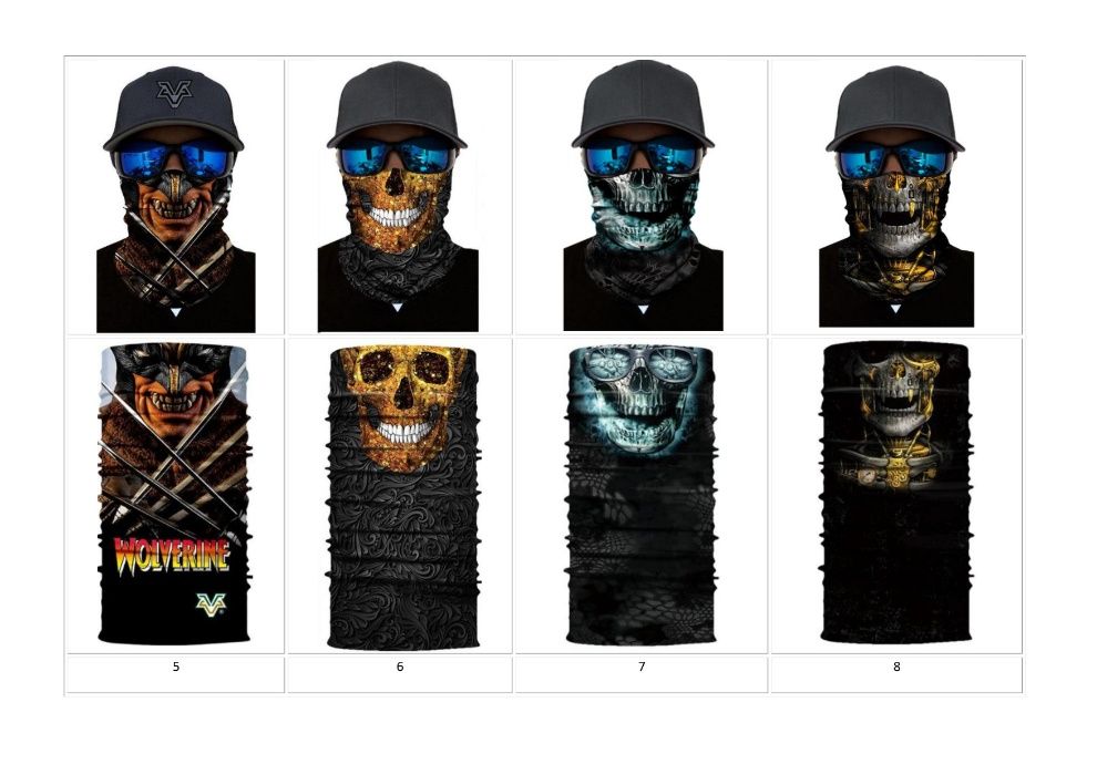 Balaclava - Máscaras - Lenço - Passa montanhas