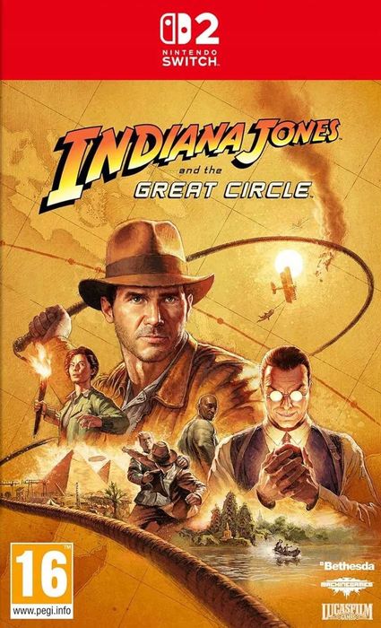 Indiana Jones i Wielki Krąg Gra NINTENDO SWITCH 2 ! Stan idealny !