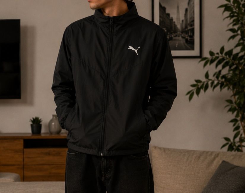 Puma kurtka sportowa lekka cienka męska M