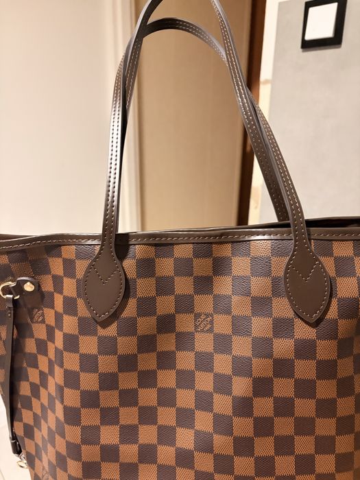 Louis Vuitton Neverfull Mm skóra naturalna