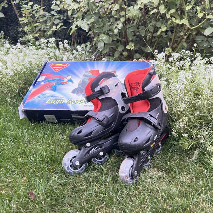 Ролики роздвижні з суперменом дитячі підліткові
