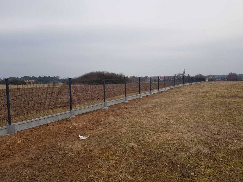 PROMOCJA Ogrodzenie panelowe 133cm 4mm podmurówka Komplet 62zł/mb