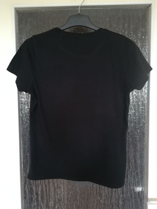 Czarny t-shirt koszulka Team Bride, panieński, S