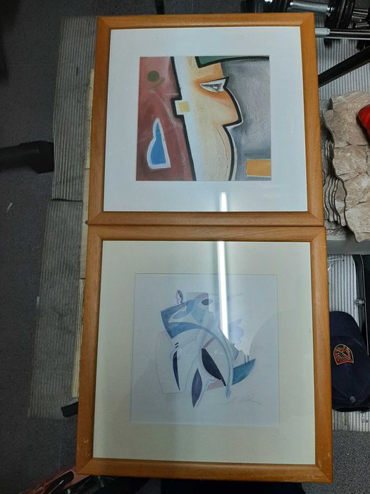Conjunto de 5 quadros de decoração