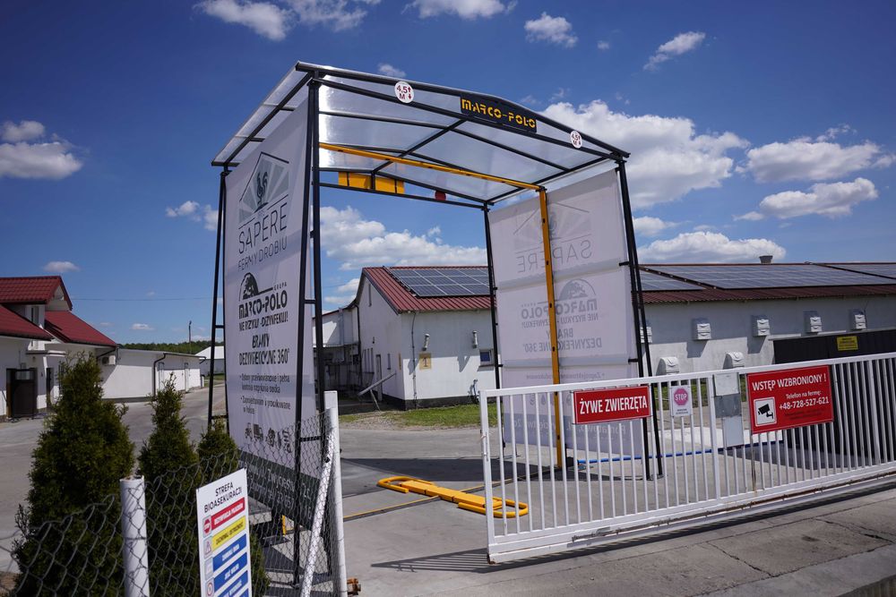 Brama Dezynfekcyjna  Bioasekuracja
