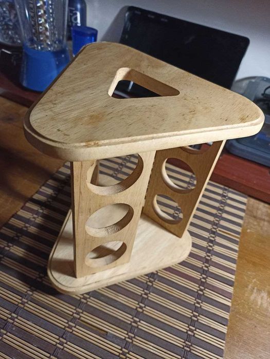 Вращающаяся подставка под специи(дерево)