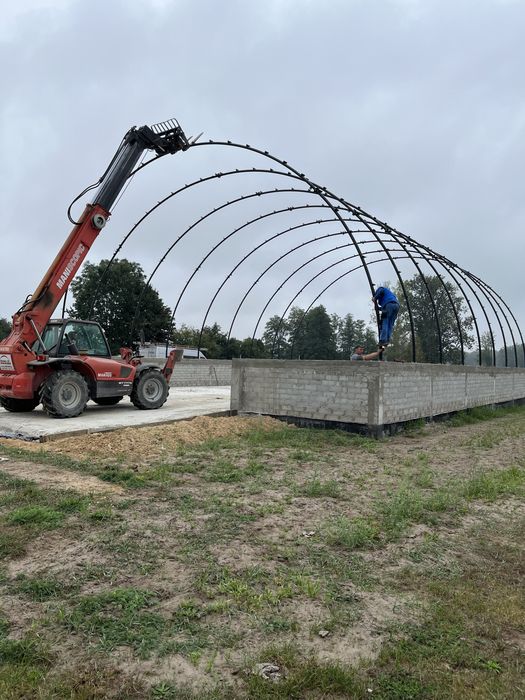 Konstrukcja hali łukowej
